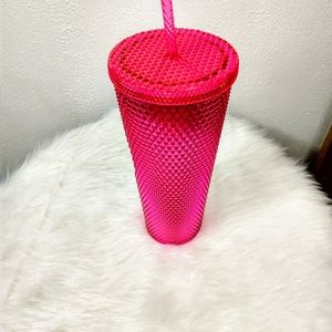 Starbucks tumbler Iridescent neon pink 24oz